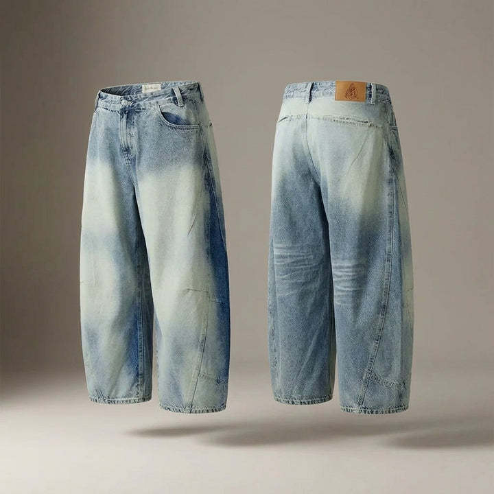 BRONX BARREL-CUT DENIMS