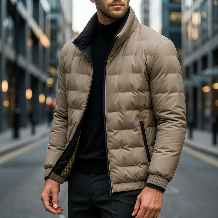 Belleroy Duck Down Jacket - Beige
