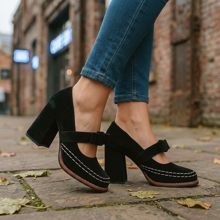 VALENTINA VELVET HEELS