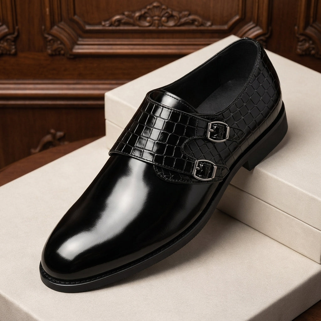 Sorrento Leather Dress Shoes - Black