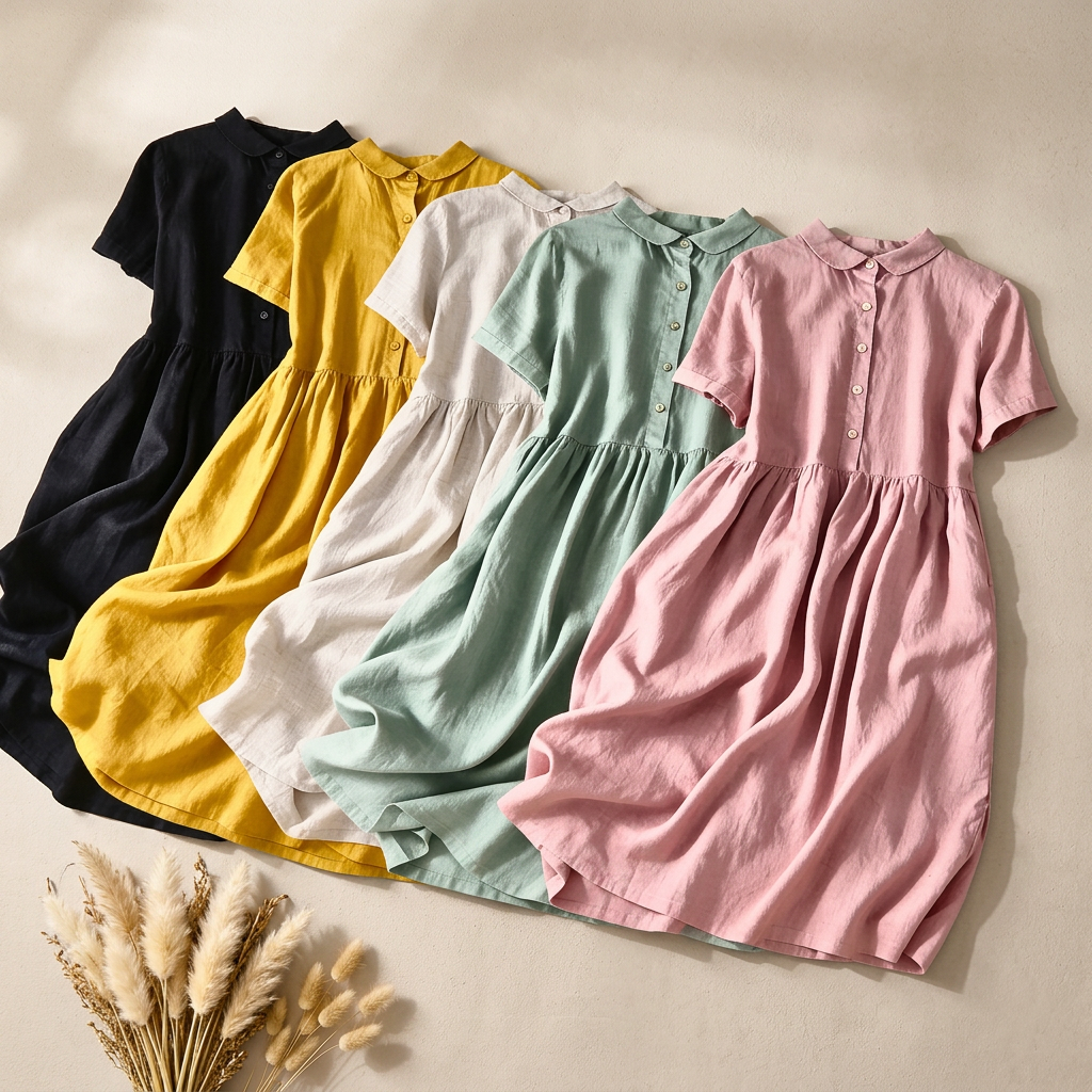 LYLA BELLE LINEN DRESS