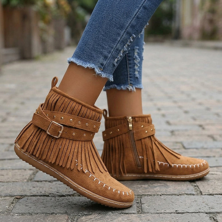 Noelle Boho Ankle Boots