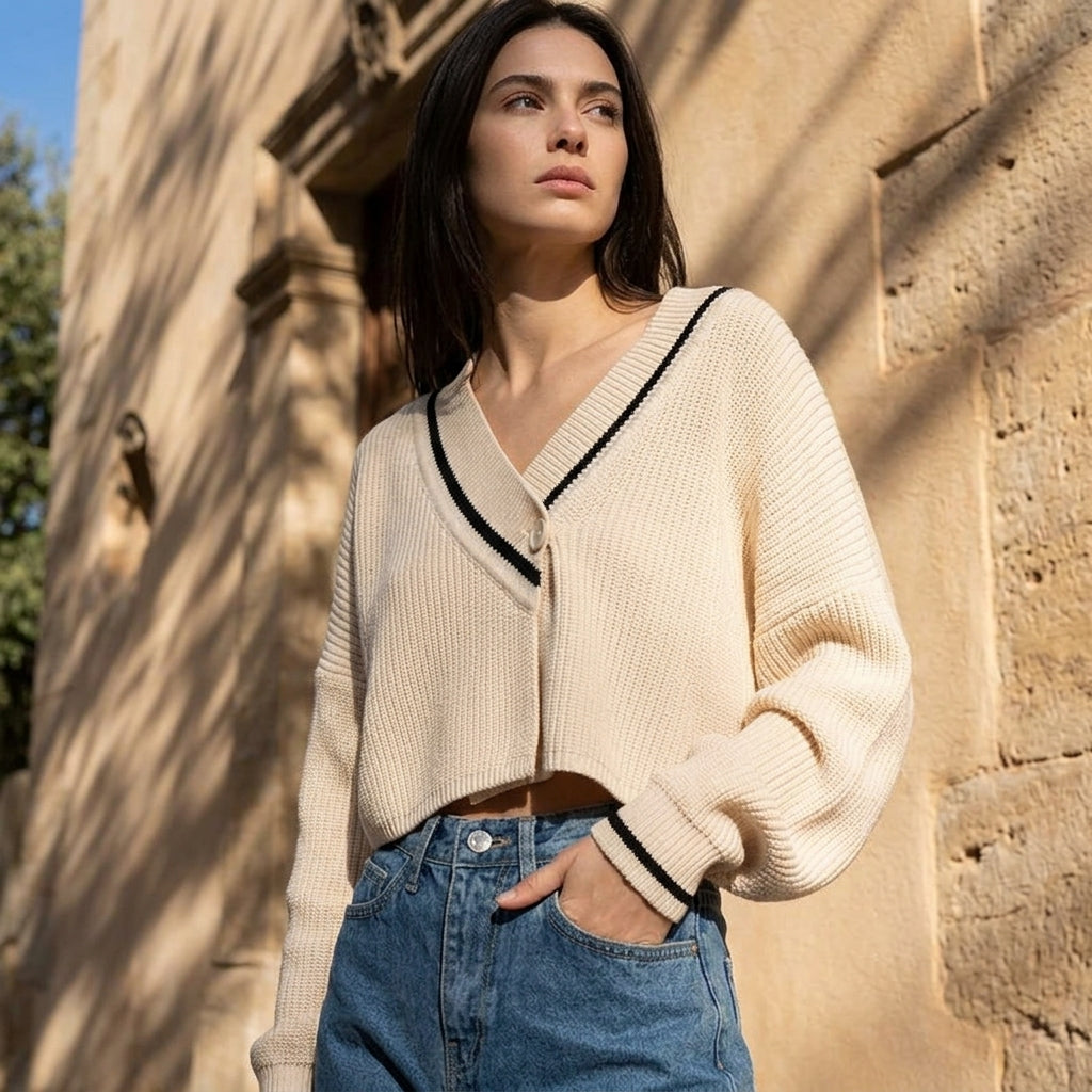 Leah Cropped Sweater