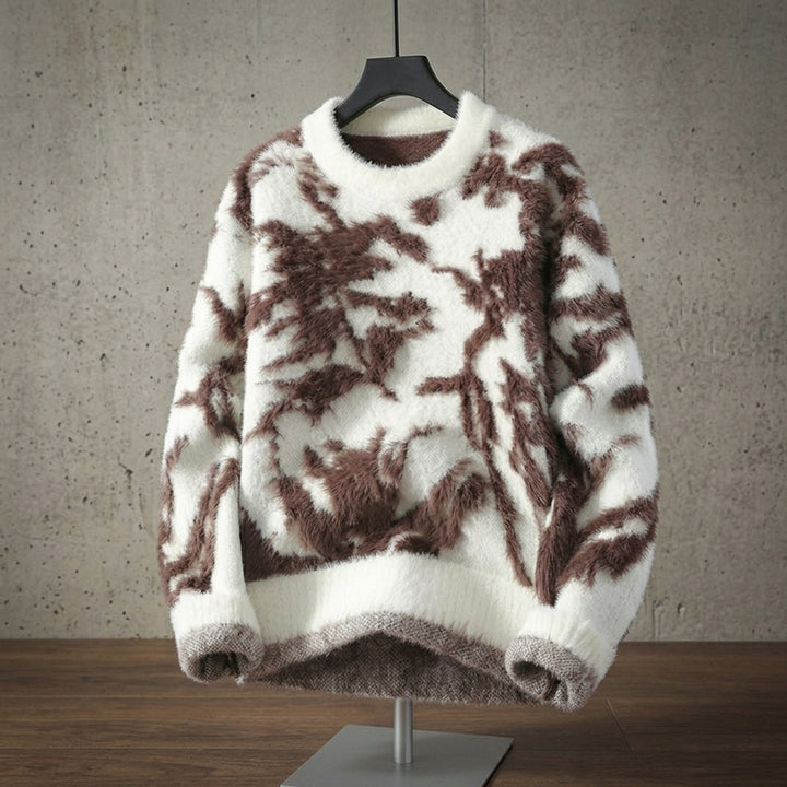 Ashford Textured Crew Knit - white