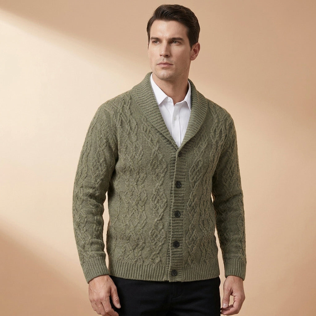 Maddox Wool Sweater - Green