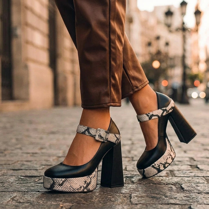 NATALIA VOSS PLATFORM HEELS