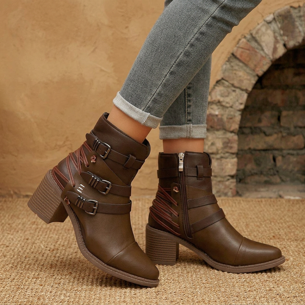 Harper Buckle Boots
