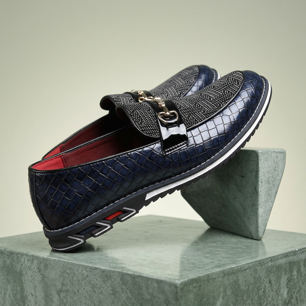 Nico Valenti Woven Loafers