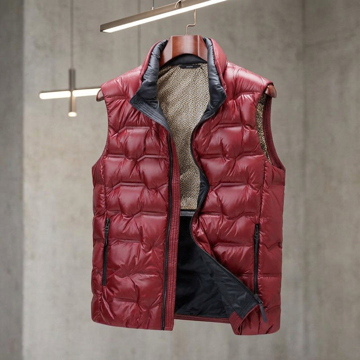 Harlan Duck Down Vest - red