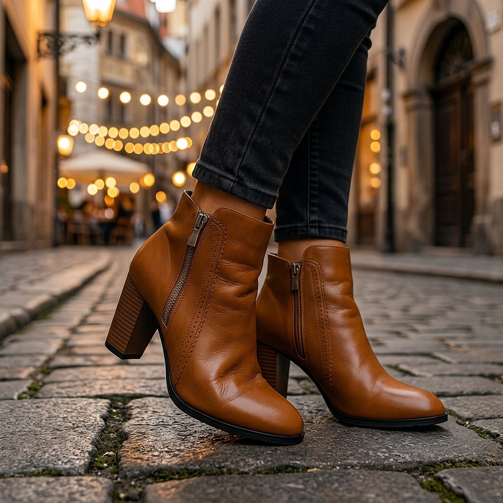 Averie Quinn Boots - Brown