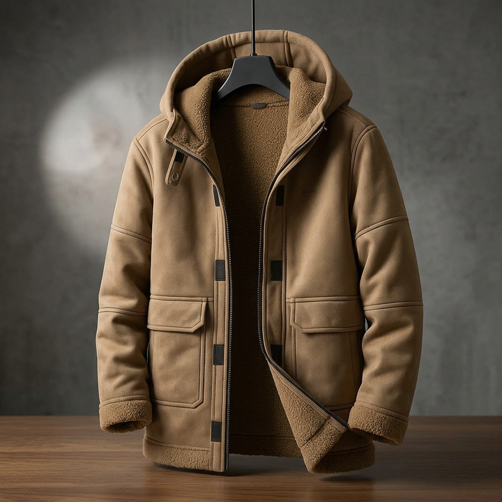 Grayson Sherling Jacket - khaki
