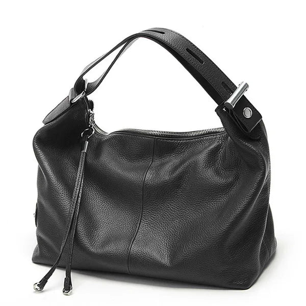 Leather Shoulder Bag by Tom Claren