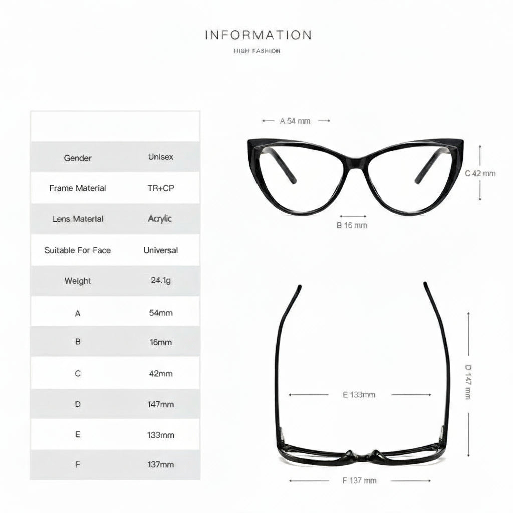 Elysia Clear Glasses