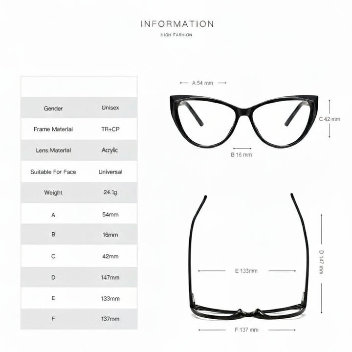 Elysia Clear Glasses