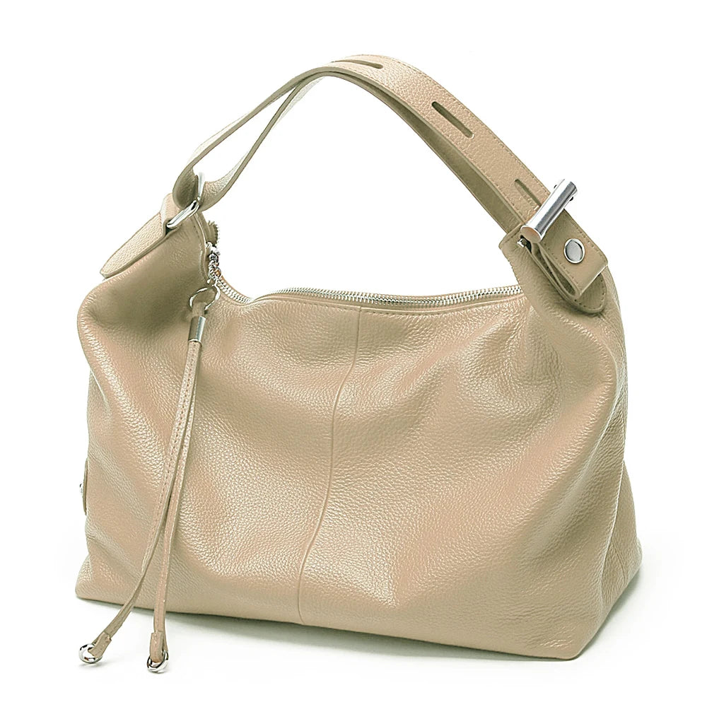 Leather Shoulder Bag by Tom Claren