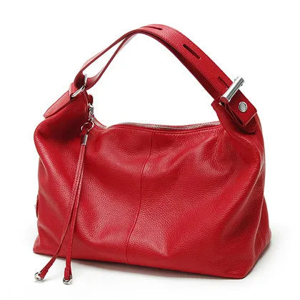 Leather Shoulder Bag by Tom Claren