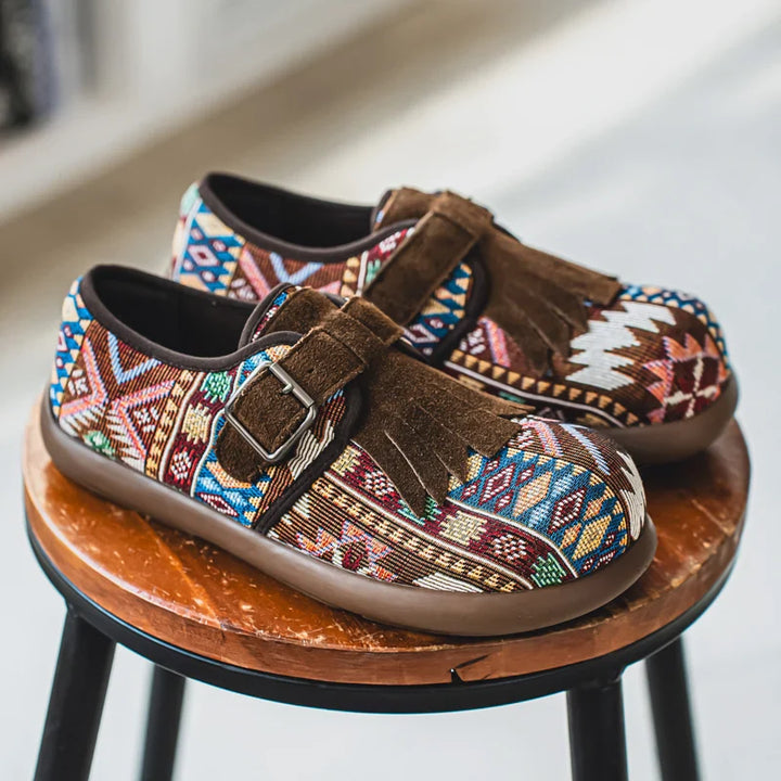 Marley Artisan Loafers - brown thread