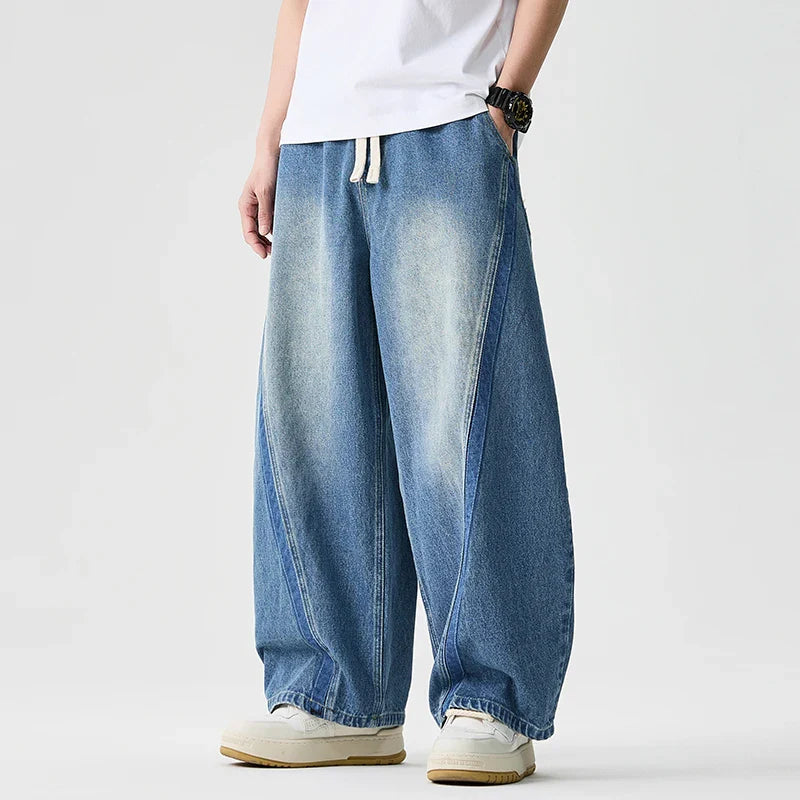 Astro Paneled Jeans - dark blue