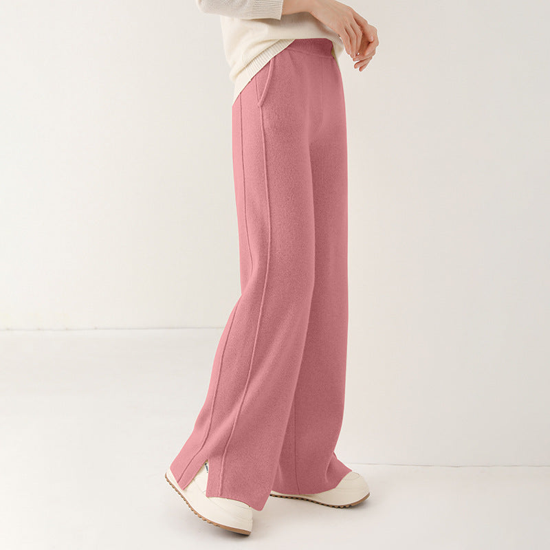 Liana Wool Pants - pink