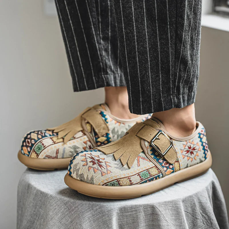 Marley Artisan Loafers - khaki grain
