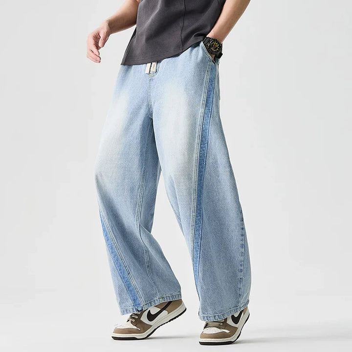 Astro Paneled Jeans - light blue