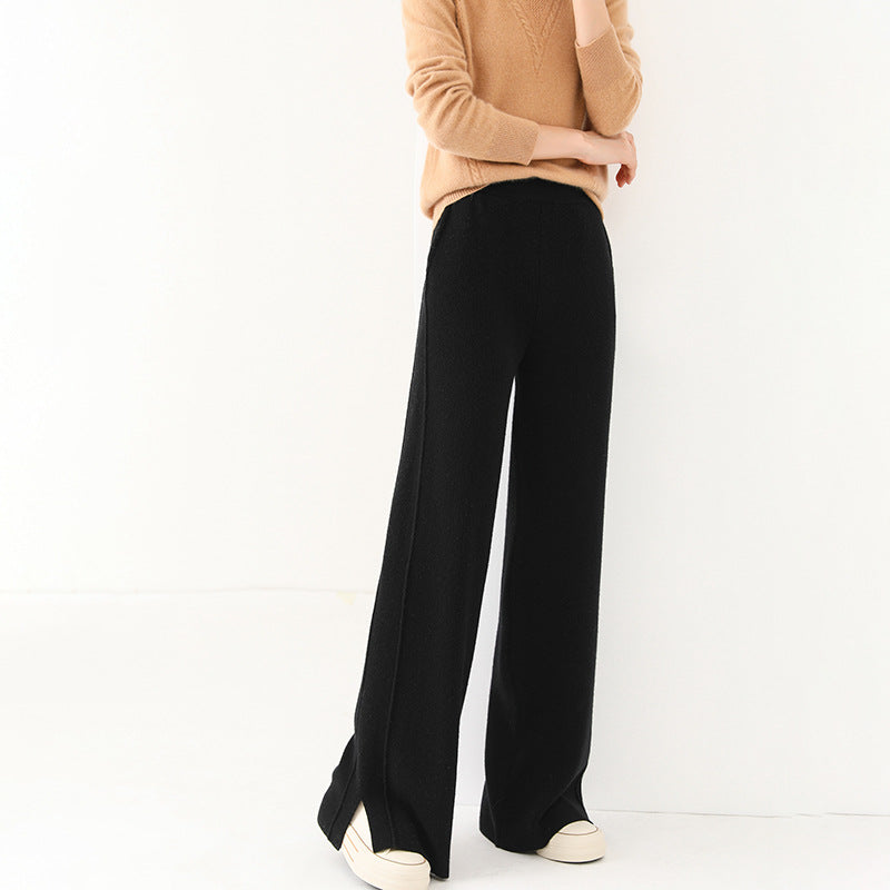 Liana Wool Pants - black