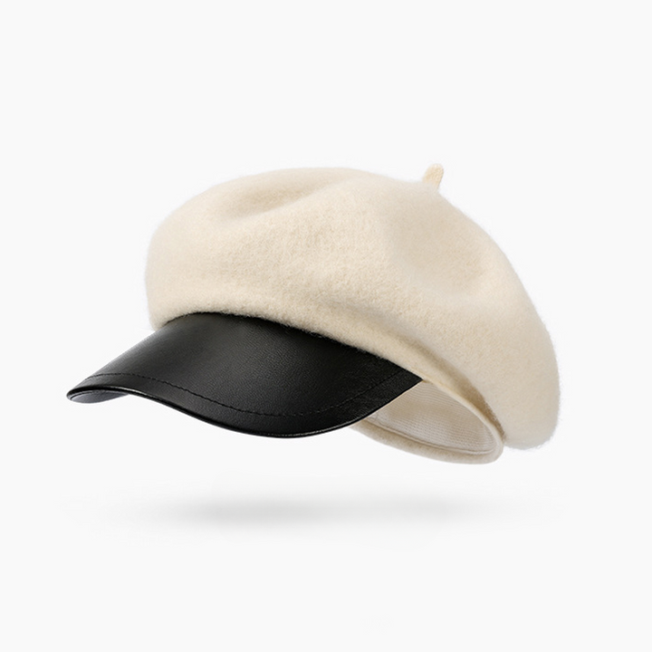Marseille Wool Beret - white
