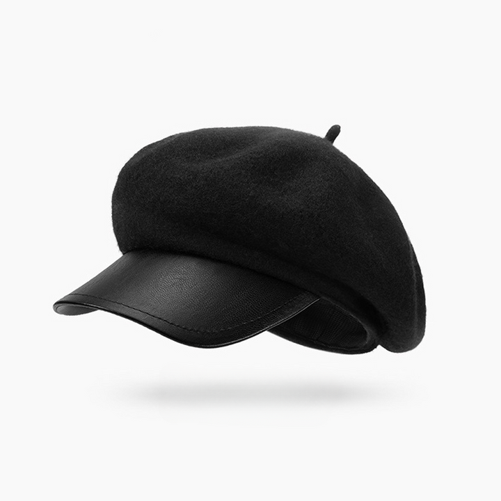 Marseille Wool Beret - black