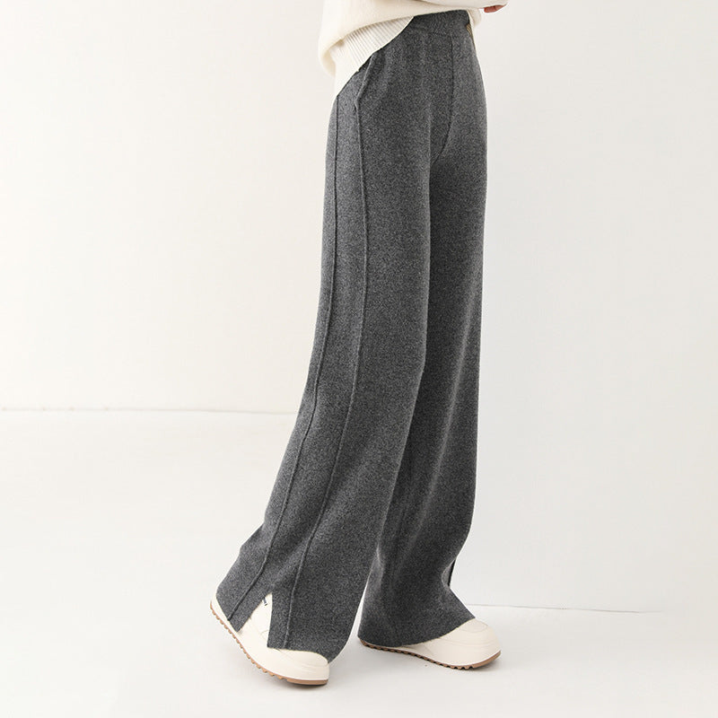 Liana Wool Pants - grey