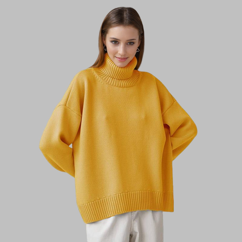 Noelle Knitted Sweater - yellow