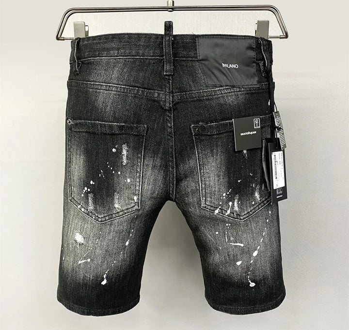 Varen Black Denim Tom Claren  Shorts