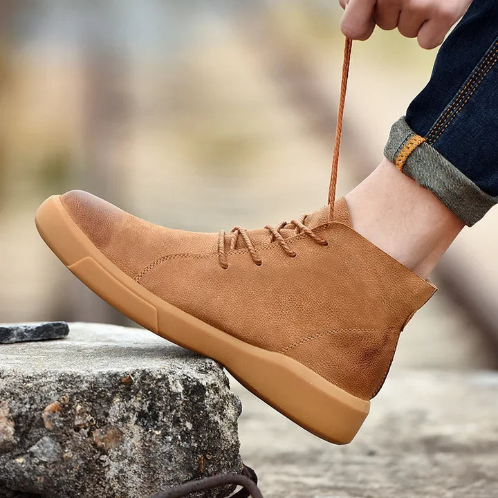 Winter Fleece-Lined High-Top Boots