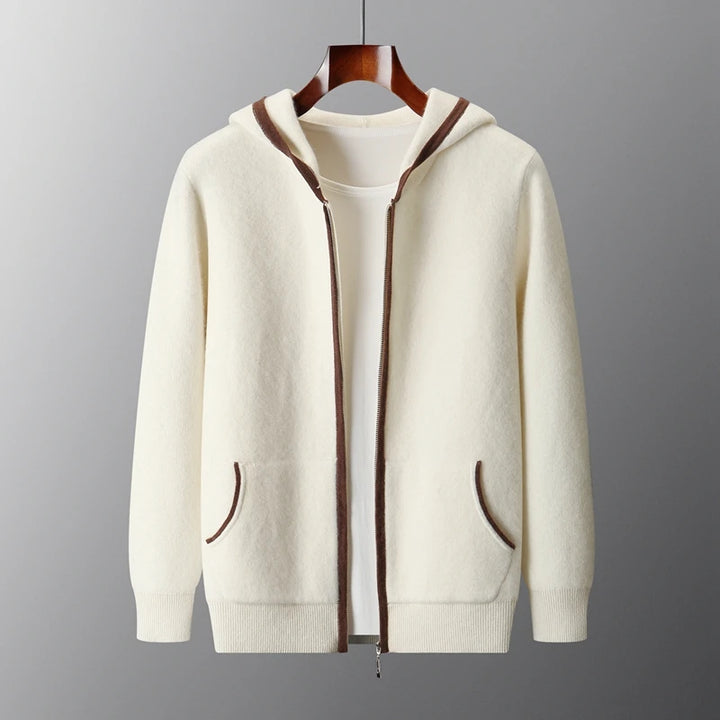 Aspen Cashmere Zip Hoodie