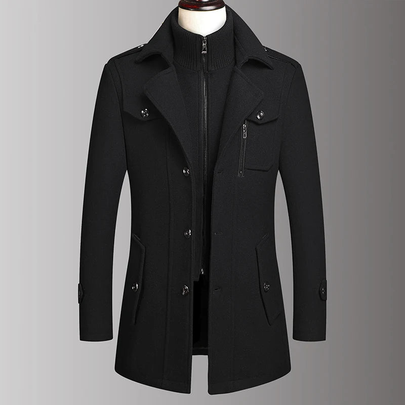 Double Collar Coat by Tom Claren
