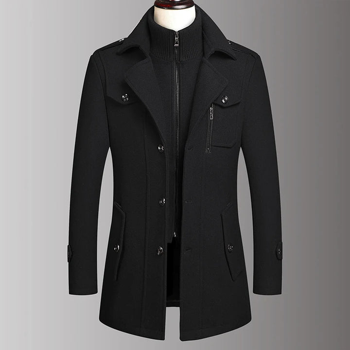 Double Collar Coat by Tom Claren