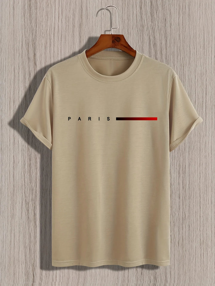 Paris Script Tee by Tom Claren