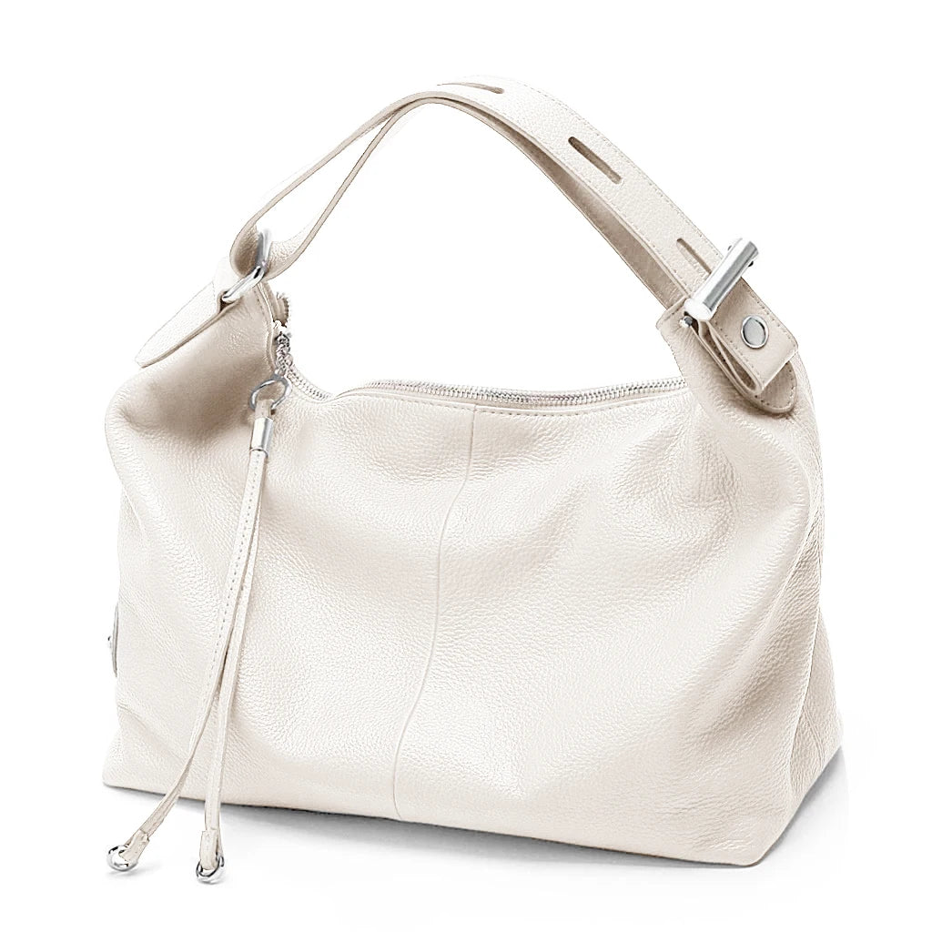 Leather Shoulder Bag by Tom Claren
