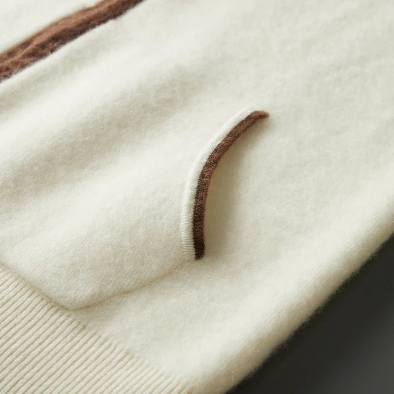 Aspen Cashmere Zip Hoodie