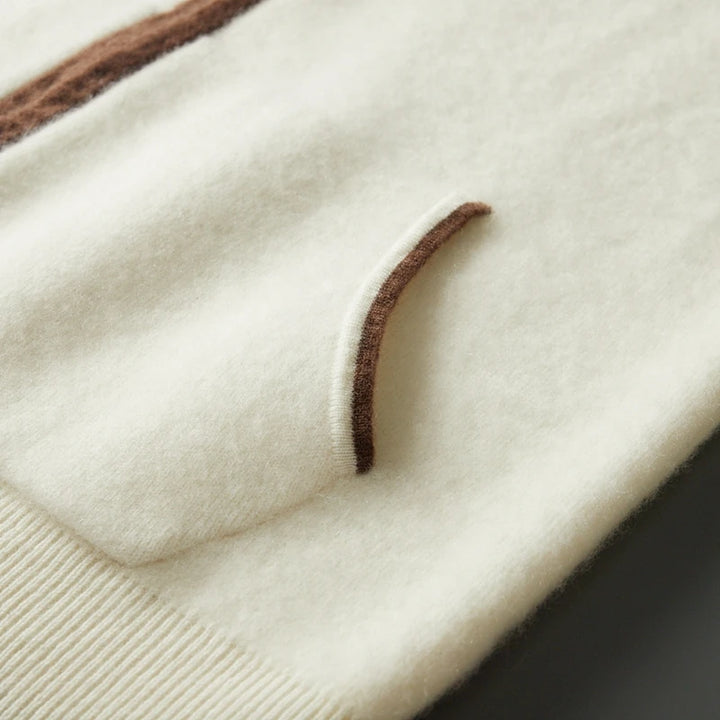 Aspen Cashmere Zip Hoodie