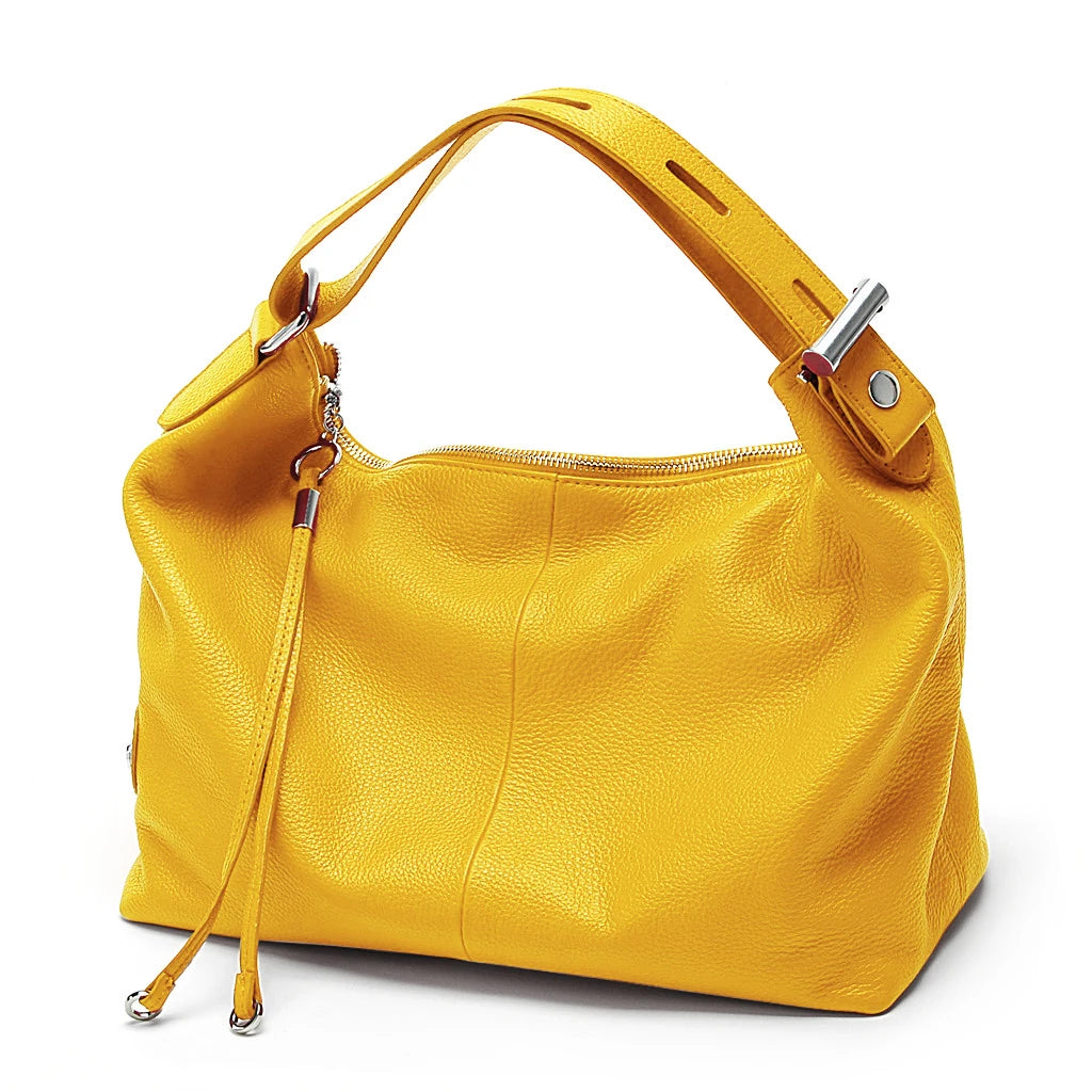 Leather Shoulder Bag by Tom Claren