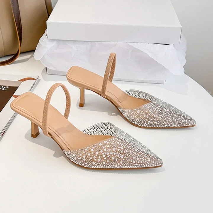Amélia Pearl Slingback Heels