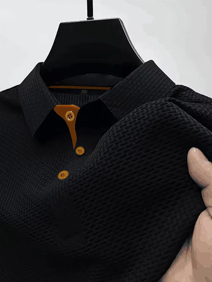 Nero Ice Silk Polo by Tom Claren