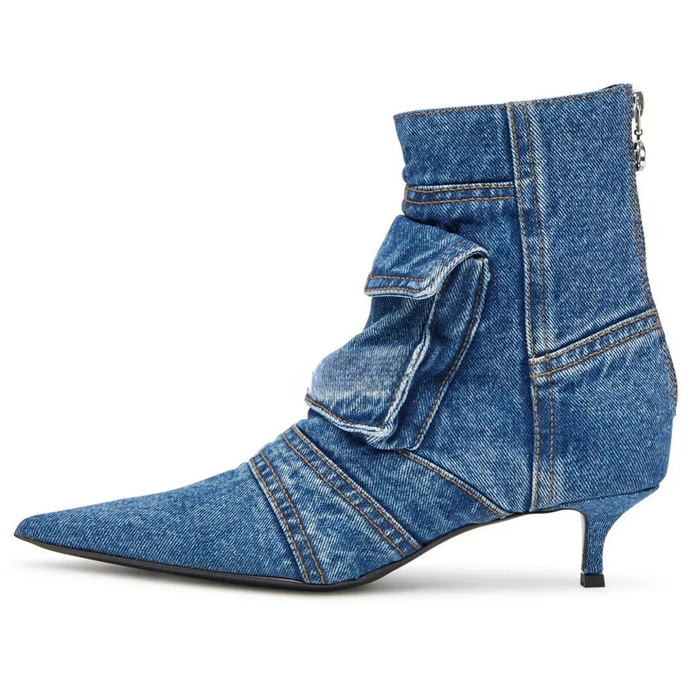 Denim Pocket Short Boot