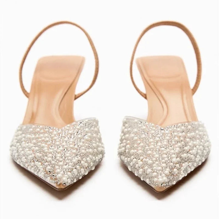 Amélia Pearl Slingback Heels