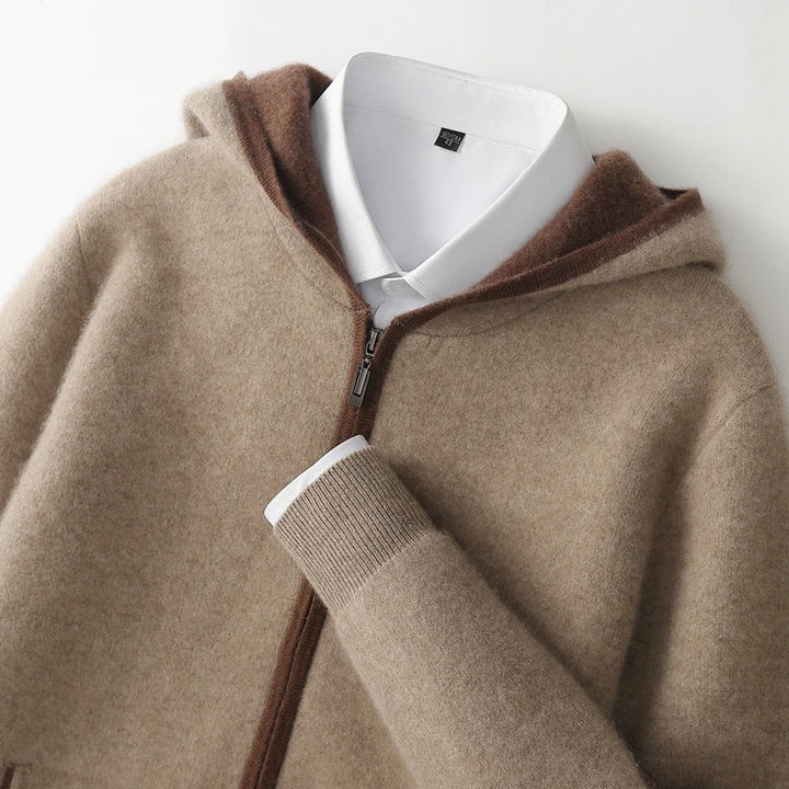 Aspen Cashmere Zip Hoodie