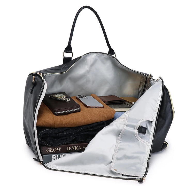 Rovelle Leather Travel Duffle by Tom Claren