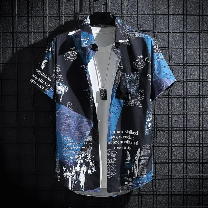 Solenne Print Shirt by Tom Claren