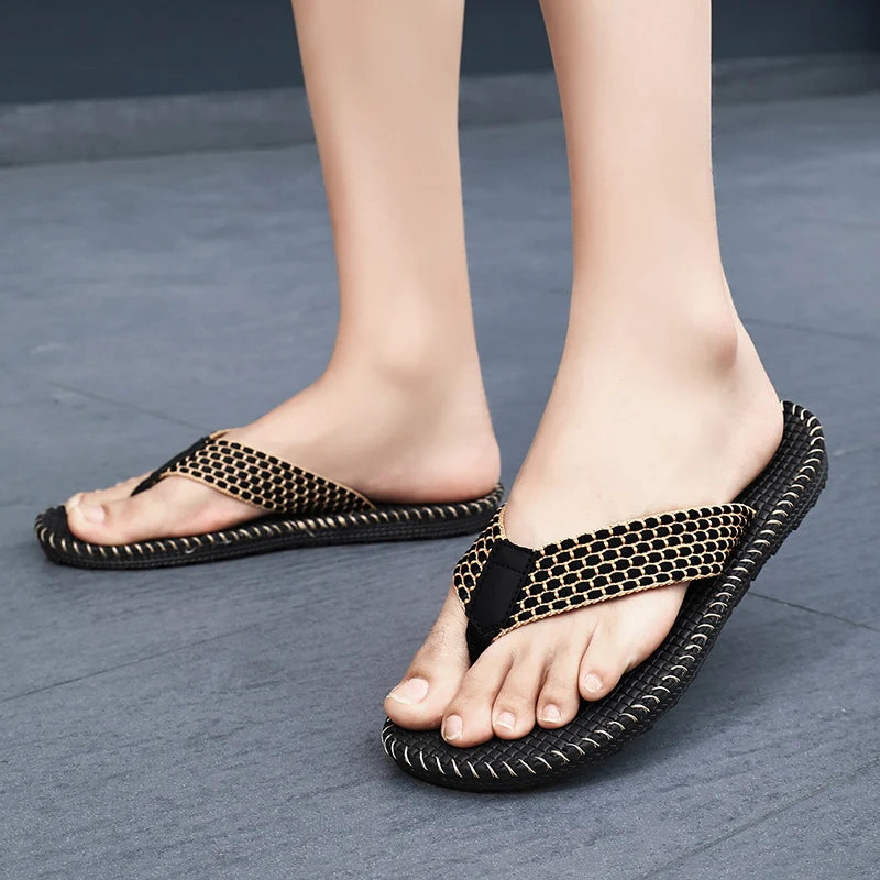 Solis Woven Flip-Flops