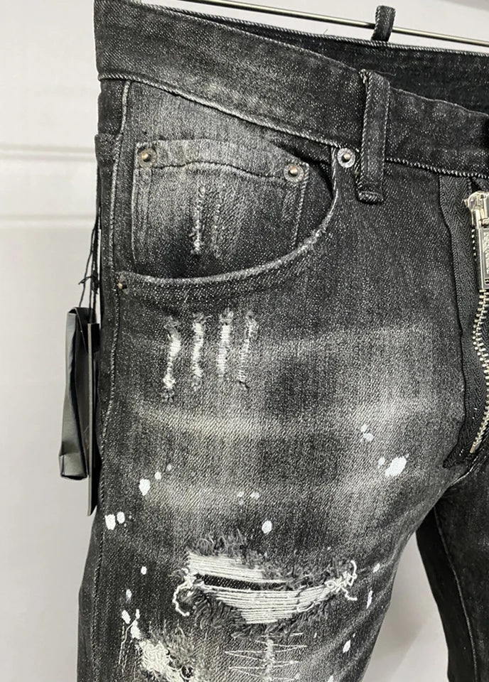 Varen Black Denim Tom Claren  Shorts