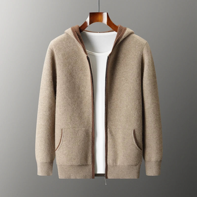 Aspen Cashmere Zip Hoodie